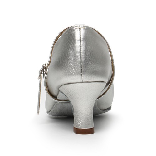 Women Modern Dance Shoes Closed Toe Ballroom Latin Tango Practice Shoes 5cm Heel - Picture 11 of 20