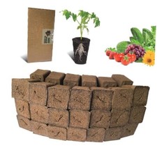 (50 Pieces) Cutting Type hydroponic Sponge Growth Starter Box, Square Growth 20.53 per gallon