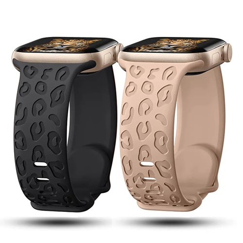 Leopard Silikon Armband für Apple Watch 38-49mm modisch hautfreundlich robust - 第 1/23 張圖片