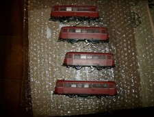 Märklin 3016 + 3 x 4018 800 Schienenbus VT 795 + 3 Schienenbusanhänger der DB