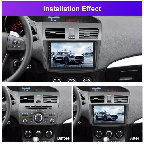 For Mazda 3 2010-2013 BL Android13 9" Car Play Stereo Radio Head Unit GPS BT CAM - Picture 3 of 15