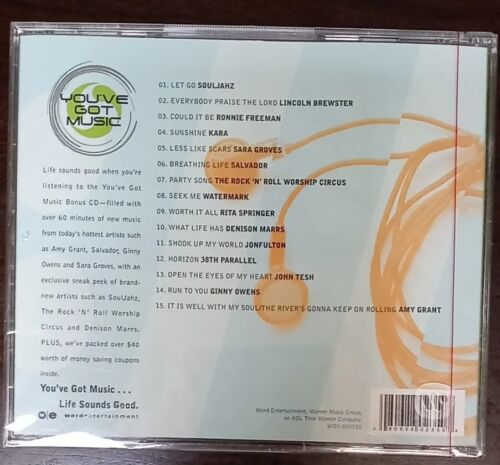 You've Got Music (CD, 2002, Warner) Christian ~ Brand NEW & Factory Sealed - Foto 2 di 2