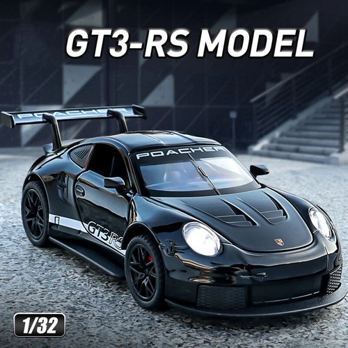 1:32 Porsche 911 GT3 RS  ﻿  Alloy Car Model Diecast Toy Vehicle w/ Sound Light - Picture 1 of 27