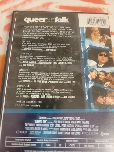Queer As Folk: the Complete Third Season (DVD, 2002) Includes Bonus Disc - Picture 3 of 7