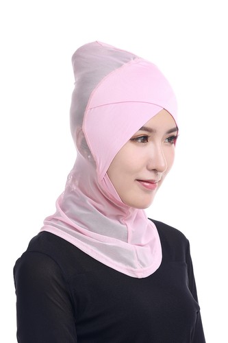 Muslim Women Under Scarf Hat Cross Bonnet Hijab Islamic Head Wear Neck Cover Cap - Picture 20 of 23