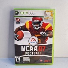 NCAA Football 07 Microsoft Xbox 360 2006 Very Good Condition