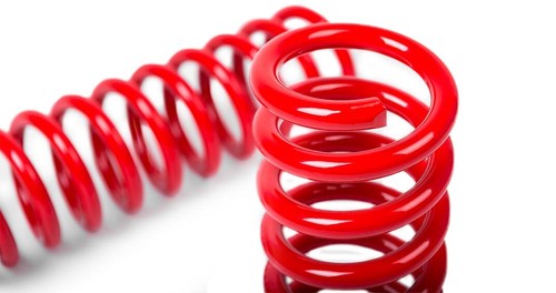 2x Front Lowering Springs for Skoda 130 Coupe 130 1985-1990 FA 35mm - Picture 2 of 5