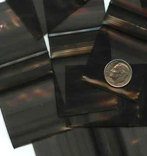 100 Black Apple Baggies, 1.5 x 1.5" mini zip bags 1515 reclosable