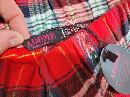 NUEVO Conjunto Top y Falda a Cuadros Adome Ligirie Escuela Niña Marinera Talla M Rojo Nuevo con Etiquetas - Imagen 9 de 12