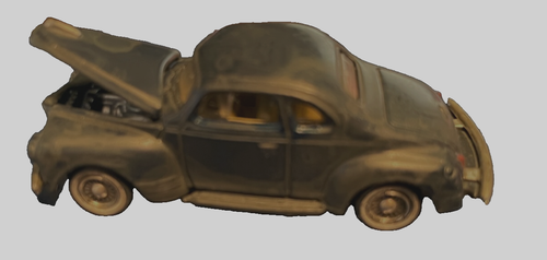 HO Scale Unbranded 1940's Ford Coupe Weathered 1:87