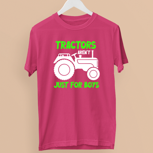 Tractors Aren'T Just For Boys T-Shirt Farming Agriculture Tractor Lovers Gift - Picture 19 of 24