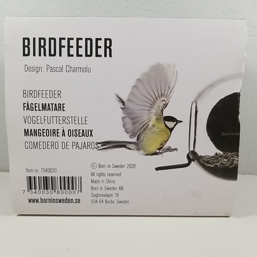 *Neu im Karton* Born in Sweden Vogelfutterhaus fürs Fenster - Bild 2 von 4