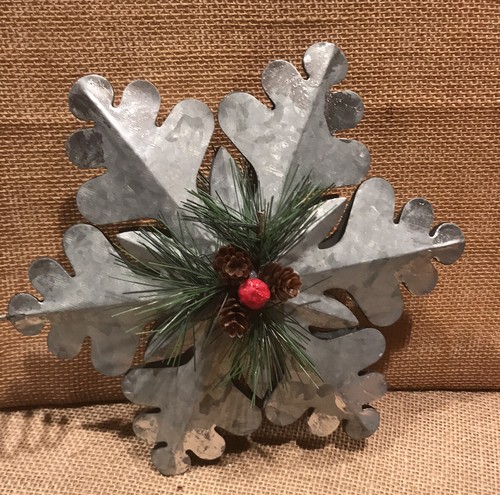 TOPPER ALBERO DI NATALE IN METALLO ZINCATO - Foto 7 di 7