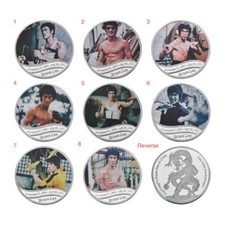 Bruce Lee China Kung Fu Collector Coins Choose Your Design