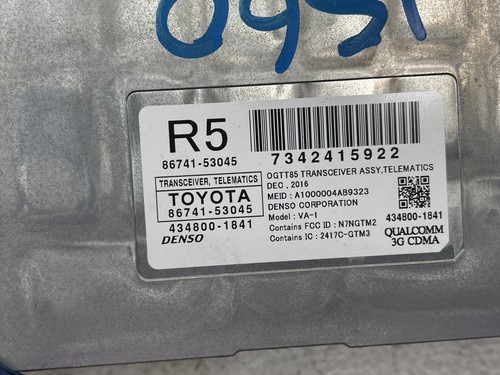 2017-2020 Lexus IS200t IS300 IS350 Telematic Transceiver Control Module 1560 OEM - Picture 6 of 7