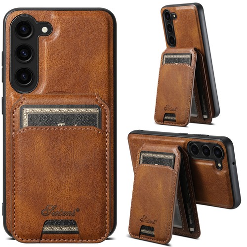 Fr Samsung S25 Ultra S24 S23 Magnetic Detachable Card Holder Leather Wallet Case - Picture 2 of 39