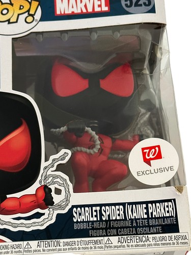 Funko Pop Marvel Araña Escarlata Kaine Parker #523 Exclusivo Ligero Caja Daño - Imagen 4 de 12