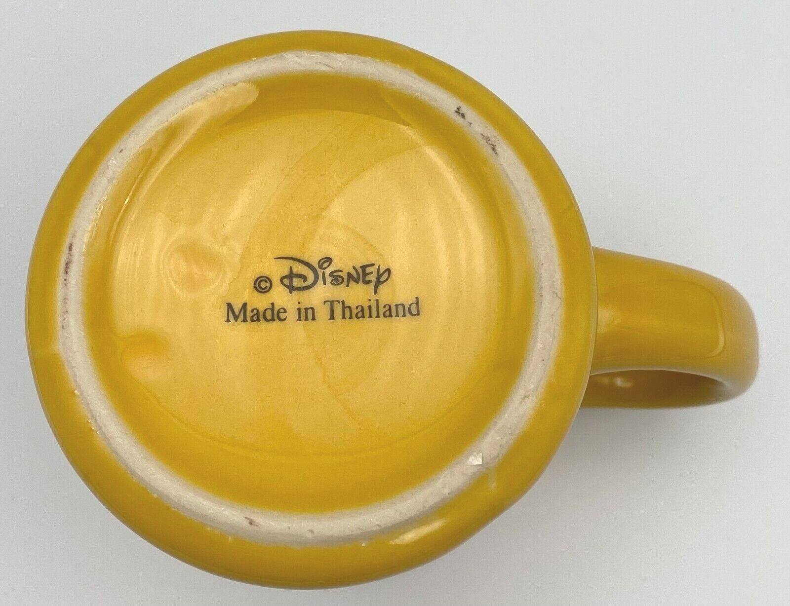 Disney Winnie The Pooh Yellow Orange Purple Coffee Mug Cup 10oz Thailand Vintage - Picture 4 of 4