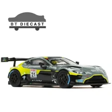 POP RACE ASTON MARTIN GT3 #21 RACING 1/64 DIECAST GREEN PR640089