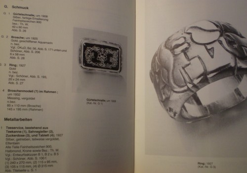 Theodor WENDE /Galerie TORSTEN BROHAN /bijoux/silver/schmuck/jewelry/argenterie - Imagen 2 de 3