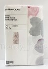 Ikea Lappnycklar Twin Duvet Cover w/ Pillowcase Bed Set White Floral - New