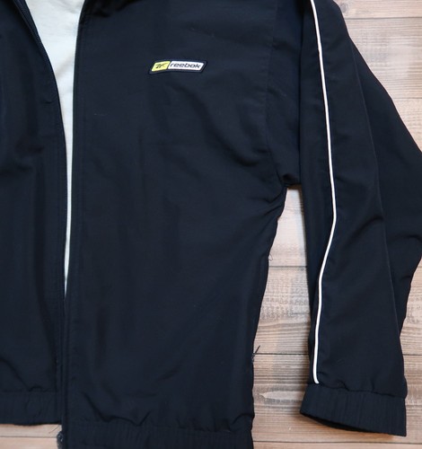 Retro Reebok WINDBREAKER Jacket Streetwear Zip longsleeve, Junior M - Picture 10 of 16