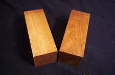 2 Piece Dry Black Cherry Spindle Blanks 2 1/2 x 2 1/2 x 6 " Lathe Turning Lumber