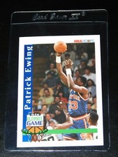 1992-93 NBA HOOPS HIS ULTIMATE GAME PATRICK EWING CARD (Mint)