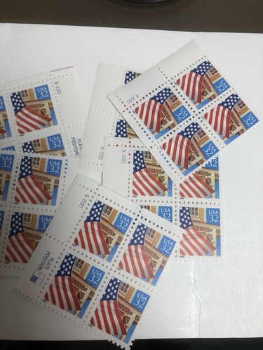 10 2897 Flag Over Porch Plate Block #S2222 Durland Catalog $25 Each MNH - Picture 3 of 3
