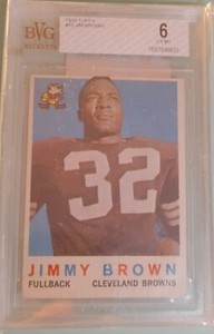 1959 Topps - Jim Brown #10 2nd year HOF BVG 6