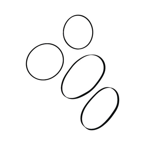 4X Cinturones para SONY TC-WE435 TC-WE635 TC-WE425 TCWE435 TCWE635 TCWE425 ENVÍO RÁPIDO - Imagen 2 de 5