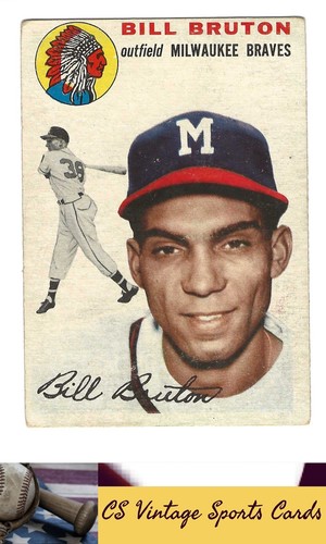 1954 Topps #109 Bill Bruton - Picture 1 of 2