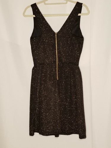 Love Ady Gold Sparkle Cocktail Sleeveless Dress Sz S - Picture 5 of 7