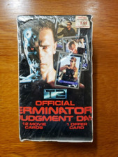 Terminator 2 Judgement Day Movie Cards Sealed 36 PACKS Box 1991 SCHWARZENEGGER