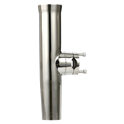 2X Tournament Clamp on Stainless Steel Fishing Rod Holder for Rails 1" to 1-1/4" - Picture 6 of 9