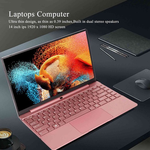 14in Ultra Slim Laptop 8G RAM 128GB SSD Quad Core IPS HD Screen 1920x1080 WI DOB - Picture 9 of 24