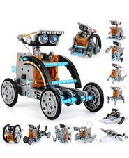 Lucky Doug 12-in-1 STEM Solar Robot Kit Toys Gifts for Kids 8 9 10 11 12 13 Old