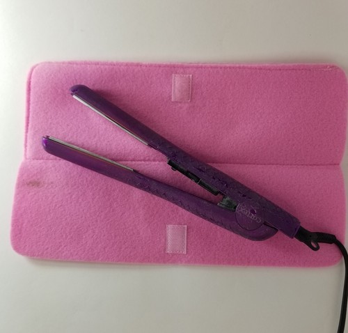 PYT Plancha/Rizador Resistente al Calor Estera y Estuche de Viaje - Rosa NUEVO - Imagen 2 de 5