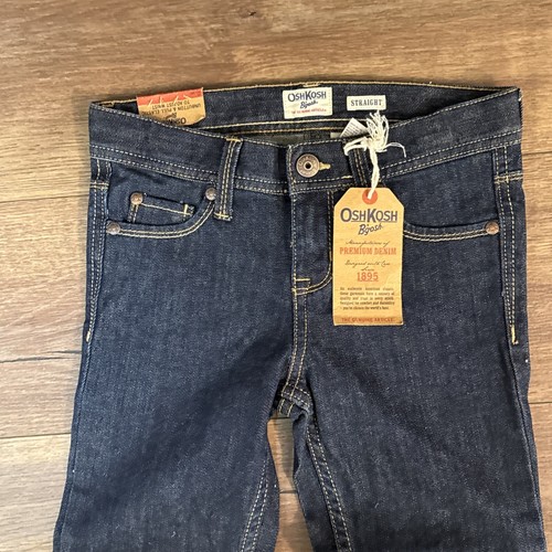 OshKosh Girl Premium Jeans Size 5P Straight Plus EZ Adjust Waist NWT - Picture 3 of 11