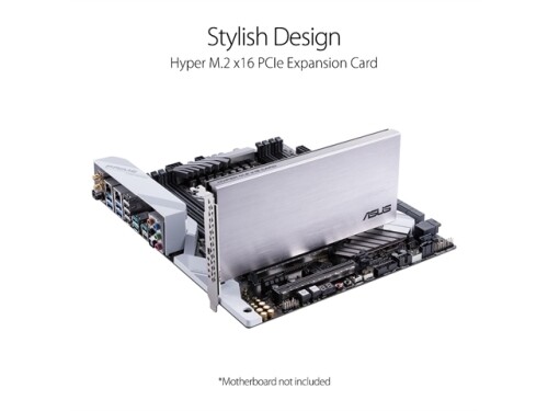 Asus Accessory HYPER M.2 X16 GEN 4 CARD AMD 3rd Ryzen sTRX40 AM4 Socket Retail - Picture 4 of 4