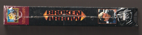 Broken Arrow VHS tape sealed new watermark Travolta Slater - Picture 5 of 6