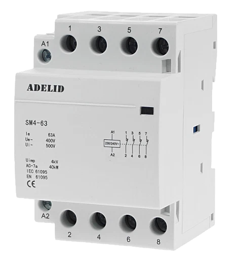 Schaltrelais Leitungsschutzschalter Schütze Installationsschütz 25-100A 230V 24V - Bild 3 von 4
