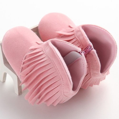 Newborn Infant Baby Girls Soft Pram walker Sneakers Toddler Kids Casual Shoes - Bild 8 von 13