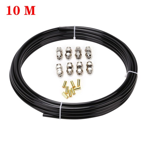 8mm 10Meter Kraftstoffleitung Stahl Polyamidrohr Benzinleitung Reparatur Set DE - Bild 5 von 12