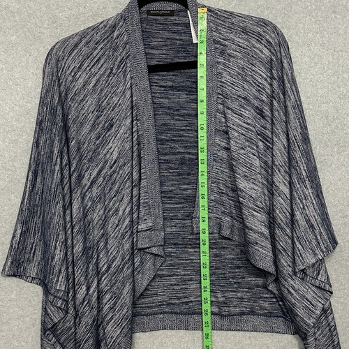 Banana Republic Womens Sweater Shawl OS Blue Lightweight Cape Wrap Coastal Beach - Picture 6 of 12