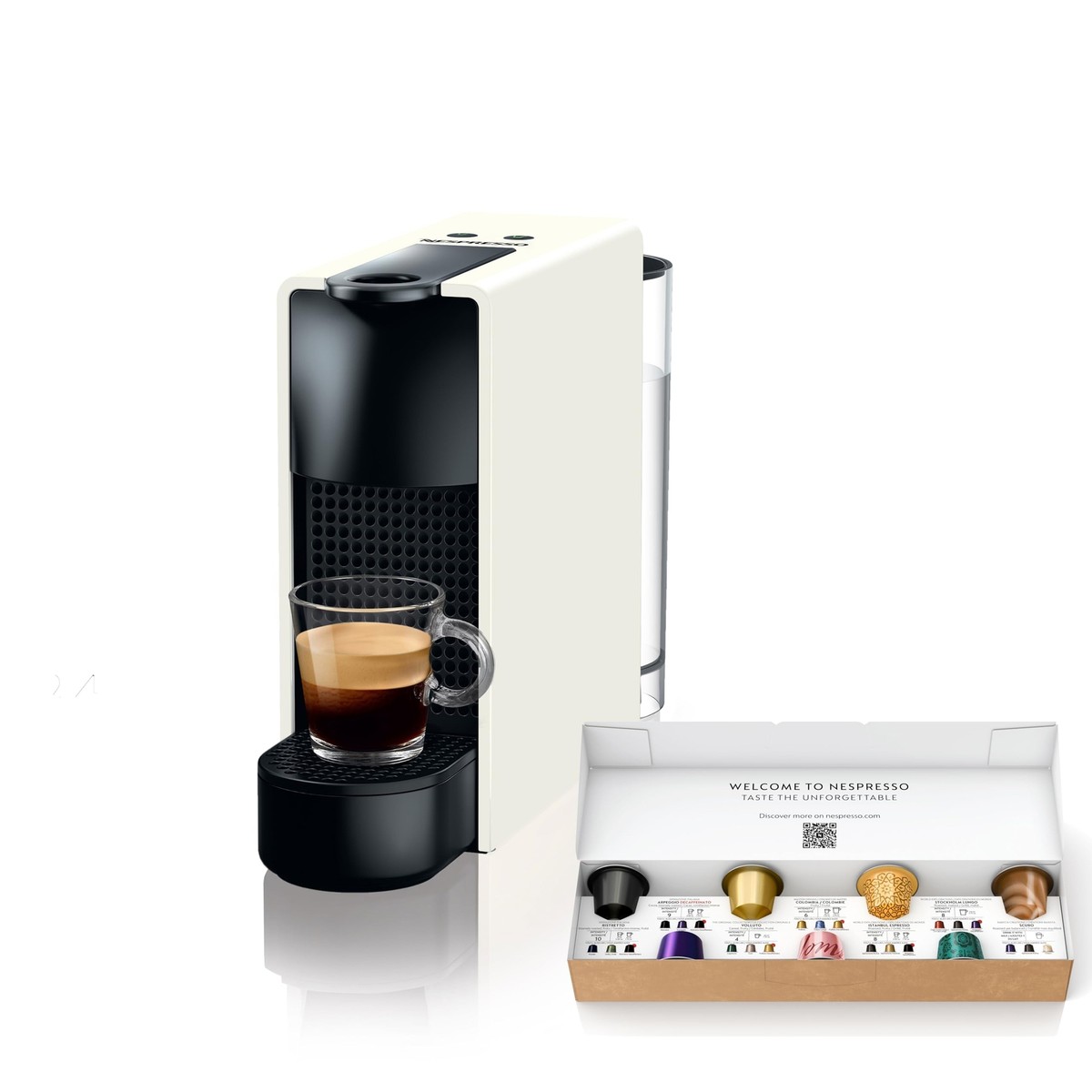 Nespresso Essenza Mini ピュアホワイト Nespresso Capsule Coffee Maker Essenza Mini Pure White C