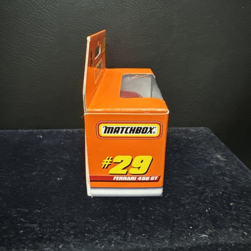 1998 Matchbox German Box #29 Ferrari 456 GT  (red) in Box 37708 - Picture 4 of 6