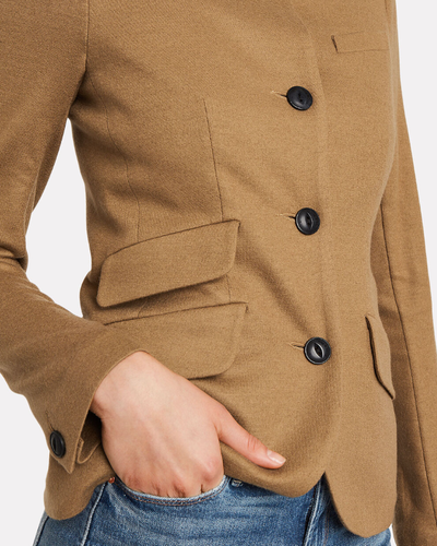 Rag & Bone Woll-Slade-Blazer in dunklem Camel - Gr. 8 #S7921 - Bild 6 von 14