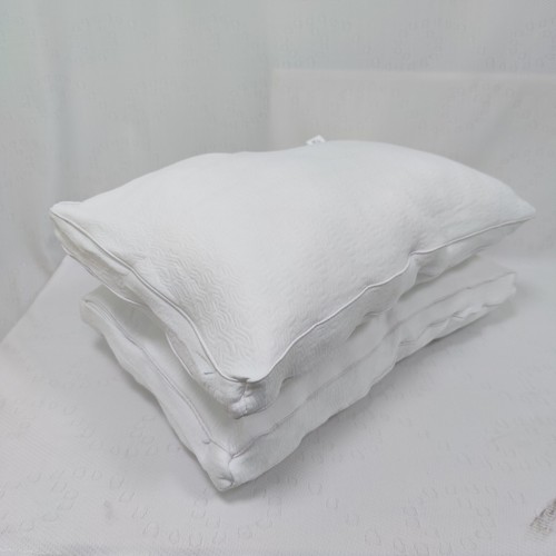 Gel Memory Foam Filled Bamboo Pillows ✔️2 Pack ✔️ Premium Memory Core Breathable - Picture 3 of 5