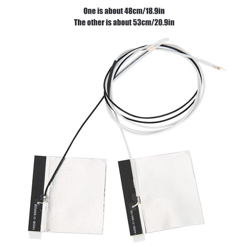 Juego de 2 piezas de antena WiFi NGFf M.2 incorporada hágalo usted mismo con puerto IPEX4 2.4/5G DE - Imagen 3 de 6
